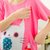 茵珠麗YinZhuli 2017夏季新款针织棉短袖哺乳睡衣坐月子孕妇居家服套装女 夏天女士月子服卡通喂奶衣套装6012(4号款)第3张高清大图