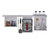 凯鹰 厨房挂件厨房置物架壁挂太空铝锅盖架厨卫五金挂件套装KPX5(M)第3张高清大图