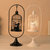 莎芮 创意家居铁艺烛台装饰品 欧式复古挂式风灯鸟笼烛台摆设 烛光晚餐(KX8036白色)第5张高清大图
