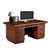 电脑桌原木色台式商务写字台老板办公桌卧室家用简约现代简易书桌(电脑桌DNZ031(1.2米）)第5张高清大图