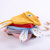 儿童帽子秋冬季韩版保暖毛线套头帽长耳朵帽子男孩女孩(1-5岁(帽围40-50cm) 红色)第3张高清大图