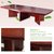 DF实木贴皮船型会议桌4.5米DF-HY45(红胡桃色)第4张高清大图