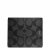 coach 蔻驰 男士新款PVC短款钱包 钱夹 带卡包 74586(黑色)第5张高清大图