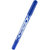 齐心(COMIX) MK804 记号笔 蓝色 12支装 速干防水小双头油性记号笔【4盒起售】第3张高清大图