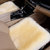 尼罗河冬季纯羊毛汽车坐垫家用办公沙发车用座垫单片方垫短羊毛(米黄色)第3张高清大图
