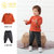 【加绒】男童保暖长袖卫衣T恤婴儿童宝宝小童外穿秋冬上衣潮SW0D161207(90cm 橙色)第3张高清大图