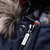 阿迪达斯 三叶草明星同款长款大衣毛领羽绒服连帽外套保暖AC0506 AC0507(蓝色AC0506 M)第3张高清大图