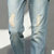 花花公子 牛仔裤 男装新款修身商务休闲直筒牛仔裤男(深蓝色 34)第4张高清大图