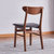 <定制家具>北欧实木餐椅 创意休闲家用餐椅(原木色)第3张高清大图