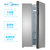 美的 BCD-629WKPZM(E)双开门家用无霜风冷变频智能对开门电冰箱(星际银色 629升)第4张高清大图