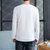 男士2021年秋季新款纯色印花T恤时尚都市潮流韩版百搭青春流行长袖(白色 L)第5张高清大图