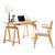 夏树 可升降实木书桌 SZ7011(1.2米单桌（抽屉或键盘）+椅子)第5张高清大图