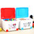 爱丽思IRIS Disney儿童塑料带滑轮玩具收纳箱宝宝整理箱 KTC-450K(蓝/白)第4张高清大图