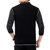 中年男士长袖t恤 冬季保暖加绒加厚中老年男装假两件爸爸装针织衫98185-yongxin49(黑色 180)第5张高清大图