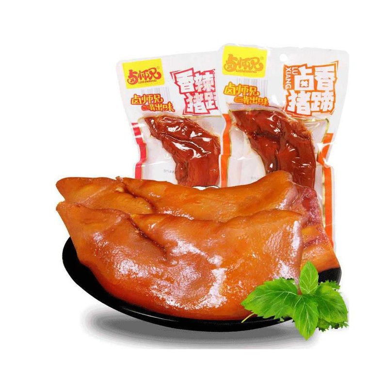 卤香猪蹄150卤味猪脚肉零食休闲小吃猪蹄熟食真空即食