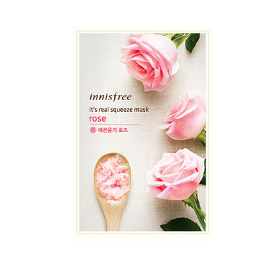 韩国直邮包税 Innisfree 悦诗风吟 真萃鲜润面膜 玫瑰10张