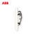 ABB开关面板墙壁德逸系列白色86型一开单控单开单控开关带LED灯开关AE161第3张高清大图