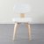 日式实木北欧简约现代风格小户型餐椅桦木休闲咖啡椅办公椅(黑色)第4张高清大图