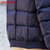 鸭鸭2017秋冬新款男装纯色立领羽绒服男短款简约时尚休闲A-56135(黑色 170)第4张高清大图