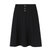 2021春季新款大码女装时尚a字裙子适合胖mm的显瘦遮胯半身裙58035(黑色 XL)第5张高清大图