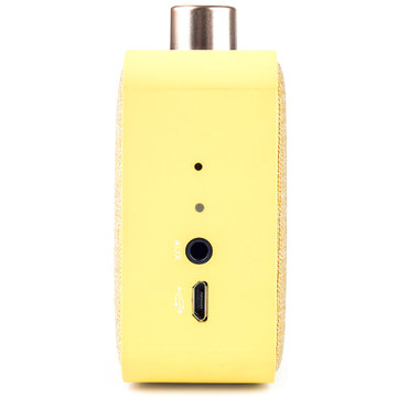 亿觅（emie）画布—洛可可 黄 一键式操控 支持充电宝充电 便携迷你 无线蓝牙音箱 户外手机音箱