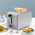 东菱（Donlim）全不锈钢烤机身面包机多士炉烤面包机宽槽早餐机吐司机 多士炉TA8117KA-3C（DL-8117）(不锈钢烤机身)第2张高清大图