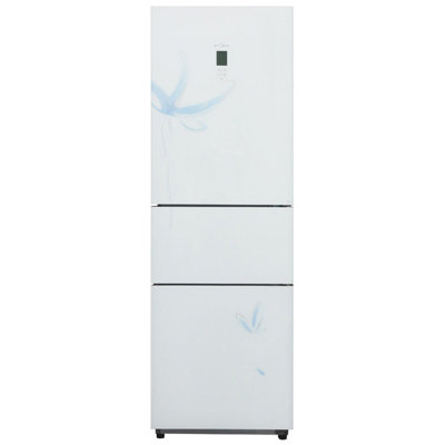 美的（Midea）BCD-236TGESM 236升 水墨白 管蒸发器 多点制冷 大冷冻能力 三门冰箱