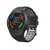 【关珊】GPS运动手表 多运动模式 指南针海拔 户外运动  心率监测 计步 睡眠监控 新品智能手表圆盘触屏天气提醒手表(黑蓝)第3张高清大图