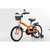 喜德盛（xds）儿童自行车风车王子12寸16寸男女童车辅助轮单车(橙色 16英寸(适合1-1.2米身高))第2张高清大图