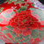 景德镇陶瓷器水晶釉花开富贵中国红花瓶 现代家居客厅工艺品摆件(默认)第4张高清大图