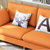 一米色彩 沙发 北欧客厅家具 布艺沙发 可拆洗日式小户型三人位 懒人沙发(橙色 三人位旗舰版)第4张高清大图