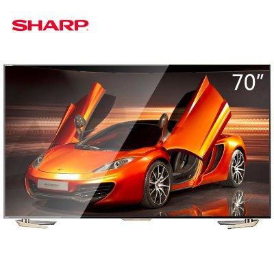 夏普（SHARP）LCD-70UD30A  70英寸大屏 3D 4K超高清 安卓智能电视 内置WIFI