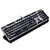 HP/惠普GK100 机械键盘青轴黑轴茶轴游戏吃鸡台式电脑笔记本有线网吧电竞外设发光104键无冲(灰黑（橙黄光）黑轴)第3张高清大图