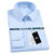 四季款男士商务职业正装男长袖衬衫上衣白领白衬衫工作装(蓝色 44)第4张高清大图