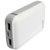 卡格尔（Cager）B15智能移动电源双USB充电宝（白色）（7200毫安）第5张高清大图