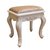 京好 欧式梳妆凳子 现代简约环保小碎花化妆凳古典创意布艺实木椅A71(牡丹花 散装发货)第5张高清大图