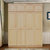 芬兰松木实木衣柜，四门组装整体衣柜，现代简约式大衣柜（YG080）(四门衣柜YG080顶柜需补差价)第2张高清大图