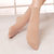 浪莎 3双80D薄款短丝袜 宽口无勒痕天鹅绒短袜(肤色3双)第2张高清大图