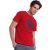 莱斯玛特LESMART 男装 老虎印花图案短袖T恤 TX13069(大红色 L)第2张高清大图