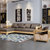 全实木沙发组合 白蜡木真皮转角沙发 北欧现代简约客厅家具(全实木沙发 独立单人位（布艺款）)第4张高清大图