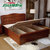 健舒宝 床 高箱储物床卧室双人床1.8米1.5米现代中式木床 婚床(1.8M*2.0M 框架床)第5张高清大图