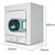 松下（Panasonic） NH45-19T 4.5公斤 自由行系列家用滚筒式烘干机干衣机 大容量烘衣机 省电静音第3张高清大图
