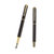 天色 0.5mm铱金钢笔 皮革笔盒装礼品笔 木制笔帽练字墨水笔(TS-3021钢笔 黑檀色)第3张高清大图