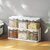 壁挂塑料调味瓶厨房用品创意调味盒盐糖罐味精调料罐套装调料盒(三格水晶款（3M胶+免钉胶）)第2张高清大图