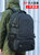 旅行背包男士大容量超大户外登山双肩包出差女大学生电脑书包行李(蓝色配黑色/60升/带防水罩+密码锁)第2张高清大图
