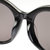 2017新款 Gucci经典双G元素灰色镜片黑色镜框女款太阳镜 0028SA-001(灰色 54mm)第5张高清大图