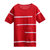 【灵薇雅】夏季韩版新款冰丝条纹洋气小清新T恤内搭上衣针织衫(红色 XL)第5张高清大图