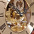汉时（Hense）现代简约实木机械落地钟客厅时尚立式装饰大座钟HG131(刺猬紫檀-国产七天双重锤机芯)第4张高清大图