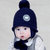 牛奶朋友冬季宝宝时尚护耳男女儿童毛线帽纯色绒布帽子围巾2件套(红色（单帽） 均码（42-50cm）)第4张高清大图