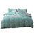 黛格单双人床上用品 1.5m 1.8m 2.0m床水洗棉纯色绣花四件套 被套 床单 枕套(蒂芙尼绿气质灰 默认)第3张高清大图